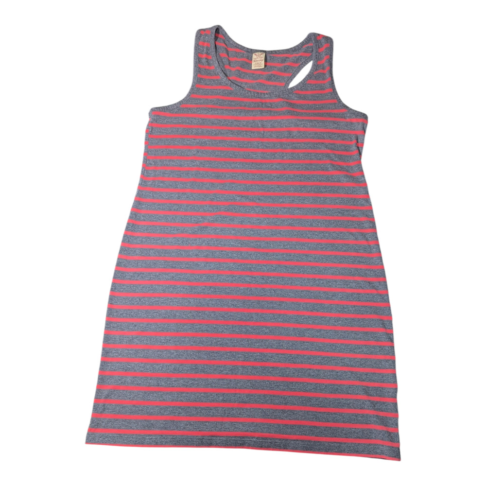Faded Glory Sleeveless Red And Grey Shirt Size L 12-14